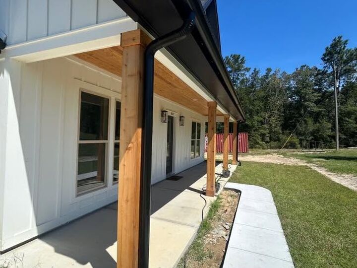 Residential gutter and downspout installation